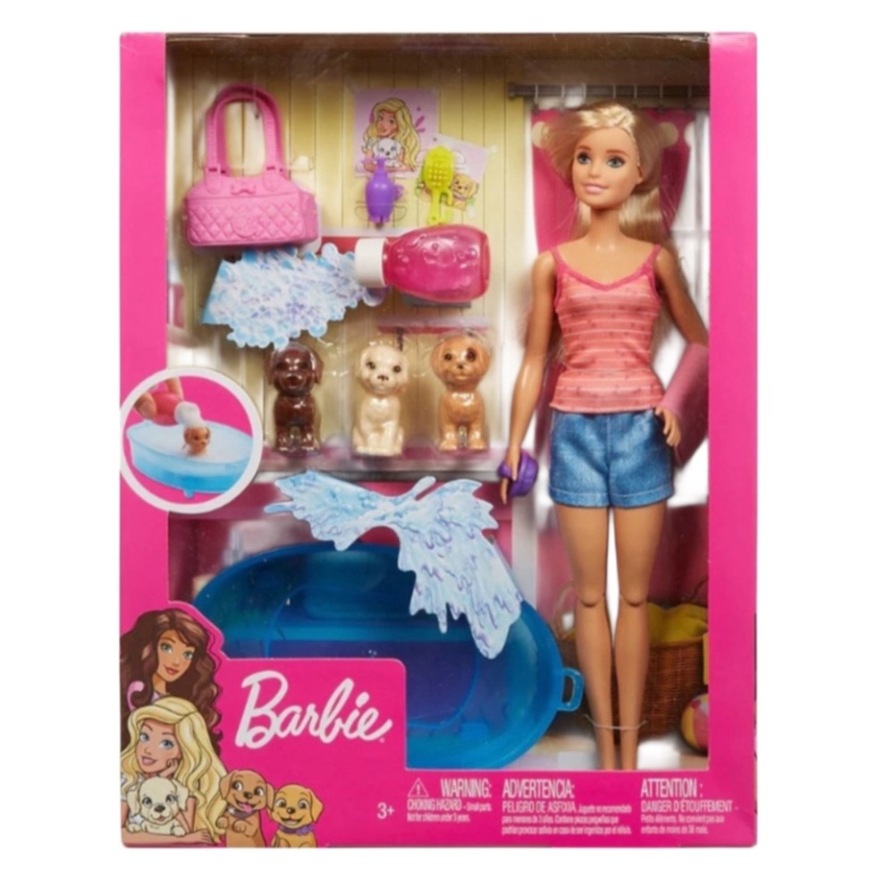 Barbie Puppy Bath Time